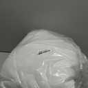 Amazon Basics Hypoallergenic Quilted Plush and Breathable Mattress Topper Pad, 18 Inches Deep, Queen, White