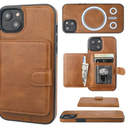 Bocasal Wallet Case for iPhone 14 Plus Compatible with MagSafe Magnetic RFID Blocking Detachable Premium PU Leather Flip Case with Card Slots Holder Kickstand Wireless Charging 6.7 Inc