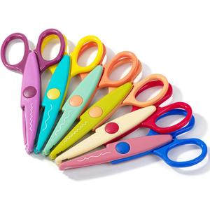 Mr. Pen- Craft Scissors Decorative Edge, 6 Pack, Vintage Colors, Zig Zag Scissors for Crafting, Scrapbooking, Fancy, Pattern, Design