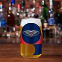 Rico Industries NBA Basketball Standard 16-oz Can Shaped Glass