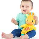 Bright Starts Snuggle & Teethe BPA-free Crinkle Teething Plush Baby Toy - Giraffe (1 Count (Pack of 1))