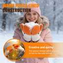 2026 Winter Goose Gloves, Funny Novelty Animal Gloves with Thermal Soft Lining, Cute Goose Mittens Gift for Girl Friend Women