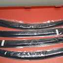 R-GEE Side Window Rain Guards Fit for Honda Civic 2016-2021 Sedan, Extra Durable Tape-on Window Vent Wind Deflectors Visors Shades Exterior Car Accessories, 4 Pieces