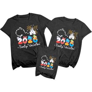 Family Vacation Shirts 2026 Family Matching Outfits Magical Tshirt for Family Cruise Trip Clothes Summer Travel Tops (S)