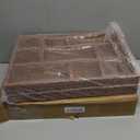 Shadow Box Display Shelf, Wall Mounted Wooden Hanging Display Shelf Floating Shelf Perfect for Little Figurines, Multi-Slot Wall Collection Freestanding Farmhouse Decor Display Case (Style I, Brown)