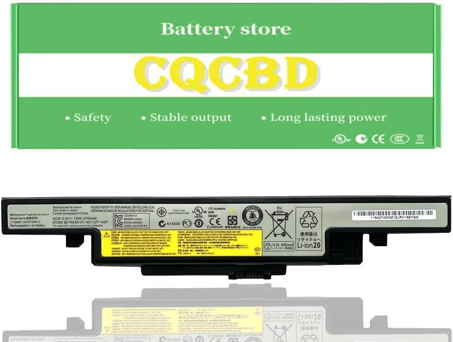 L11S6R01 Laptop Battery for Lenovo IdeaPad Y400 Y410 Y490 Y500 Y510 Y590 Y400N Y410P Y490 Y490A Y490M Y490P Y500N Y510P L11S6R01 L11L6R02 L12L6E01 L12S6A01 L12S6E01 (10.8V 72Wh 6700mAh