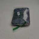 Large Makeup Bag with Mirror Double Layer Travel Make Up Organizer Case, Large Capacity Coemetic with Brush Slot Divider, Travel Toiletry Bag for Women (Lake Blue)