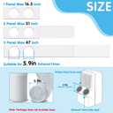 Air Jade Dual Hose Portable Air Conditioner Window Seal Kit, AC Window Vent Kit for Dual Hose Portable Air Conditioner with 5.9" Diameter Vent Pipe