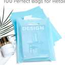 Choice Marts Merchandise Bags Pastel Blue Color 9"x12" Size 1.5Mil Thick Glossy Bags
