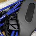 Walkers for Seniors with Seat, Extra Wide 2 in 1 Rollator Walker & Transport Chair with Reversible Backrest & Detachable Footrests, Foldable Wheelchair Combo with 8" Anti-Slip PU Wheels, Blue