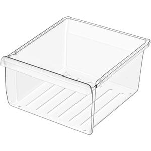 Upgraded DA97-08693B Refrigerator Crisper Drawer Compatible with Samsung Refrigerator Drawer Replacement, DA97-08693B Drawer for Samsung Fridge RS25J500DSR RS261MDRS RS25J500DSG Crisper Drawer,Upper