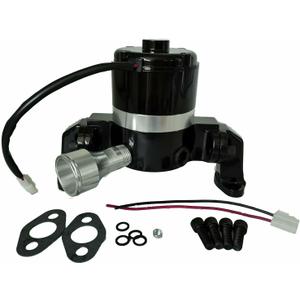 Small Block Chevy Electric Water Pump 283-327-400 SBC High Volume Flow 35 GPM (Black)