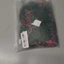 Lilosy Sexy Garter Belt Mesh Lace Babydoll Lingerie Dress Set with Thong (Medium, Dark Green)