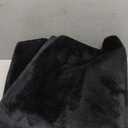 Office Chair Mat, 75" x 60" Large Chair Mat for Hard Floors, Flannel Fabric Area Rug for Hard Surface, Floor Protector Under Desk Mat for Home Office (Black) (Black (Stitched Edge))