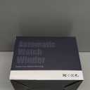 Watch Winder, Aluminum Single Automatic Watch Winder with Ultra Quiet Motor(0dB),Self-Winding Metal Watch Winder for Rolex and More,Blue Light,Side Open Glass Door,Gift for Watch Lovers (Black aluminum alloy)