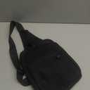 Concealed Carry Crossbody Bag for Men Women, Sling Gun Pack Shoulder Chest Daypack EDC CCW Range Bags of Handgun (Black)