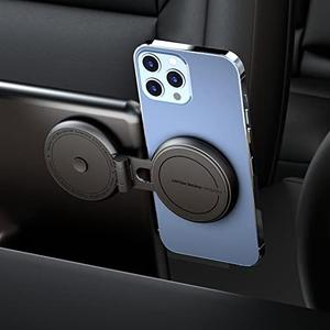 Marnana Car Mount Phone Holder for Tesla Model 3 Model Y, for MagSafe Strong Magnet Phone Mount Holder for Car Screen, Foldable and Adjustable Tesla Accessories for iPhone 12/ 13/ 14/ 15 Series - Black
