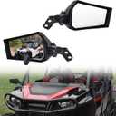 Rearview Side Mirrors for Polaris General XP 4 1000 16-24, Adjustable Clear Folding Side Mirrors for Polaris General 1000/4 1000 / XP 1000 / XP 4 1000 2016-2024 Accessories (2PCS)