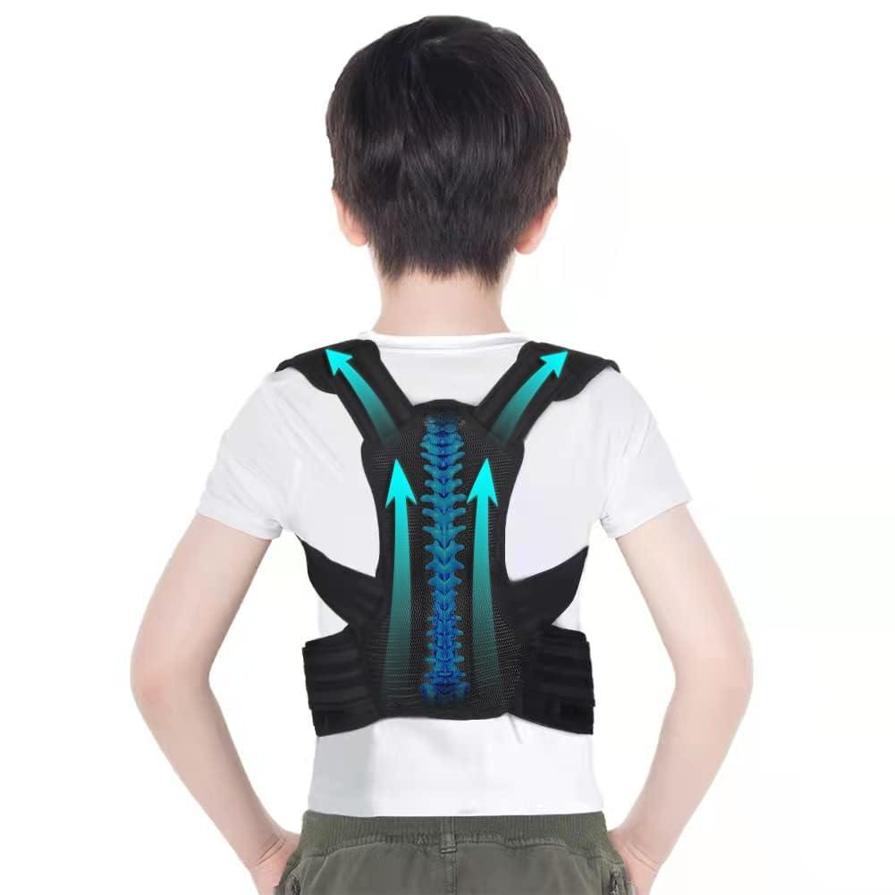 Yosoo Health Gear Posture Corrector for Kids, Upper Back Posture Brace for Teenagers Back Straightener Support Under Clothes Spinal Support to Improve Slouch, Prevent Humpback, Relieve Back Pain