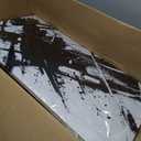 TAIJXAGSG Abstract Wall Art Ready To Hang Canvas Art Wall Decor Modern Paintings Black And White Wall Art Prints Canvas Painting For Bathroom Wall Decor Bedroom Office20 X 40"