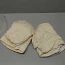 Arch Backdrop Cover, Wedding Arch Cover Spandex Fitted Cover for Photography Studio Stretchy Backdrop Cover for Birthday Baby Shower Ceremony Banquet (White+Beige, 4+5+6FT)