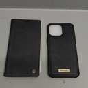 Wallet Case for iPhone 15 Pro Max Compatible with Magsafe, 2-in-1 PU Leather Flip RFID Blocking Card Holder Stand Shockproof Magnetic Detachable Cover for iPhone 15 Pro Max Case 6.7", Black