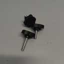 M4 M5 M6 M8 M10 M12 Plastic Handle Screw Plum Hand Tighten Bolt Star-Shaped Tightening Nuts Carbon Steel Knob(Color:50mm,Size:M12 1pc)