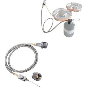 CAMPINGMOON CAG 600 Propane Gas Device Adapter with Extend Hose(41"/105cm), Input: 16oz/1Lb Small Tank, Output: CAG 600 Torch Stove Z22/Z29-105