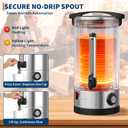 Garvee 70 Cup Commercial Coffee Urn, 10L Stainless Steel