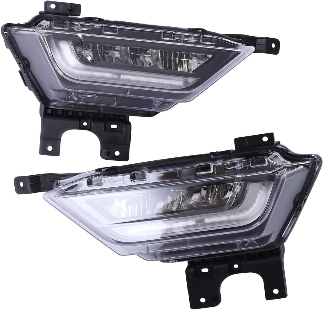 Fog Light Lamp For Ford F-150 F150 2021 2022 Full Led Front Bumper (Driver + Passenger Side (w/Turn Singnal))