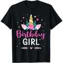 Birthday Girl Black Unisex Short Sleeve T-shirt, S