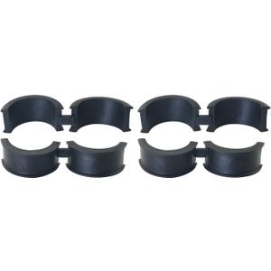 4PCS Bicycle Handlebar Rubber Gasket Handlebar Stem Shim Spacer Adapters Bike Stem for Road Mountain Bikes Fits 22.2/25.4 mm to 31.8 mm Bike Stem