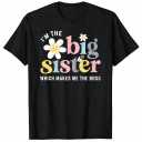 Big Sister Shirt for Girls – Baby Announcements, and Family T-Shirt L