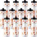 Talltalk 16 Pack Basketball Party Favors, 24 oz Basket Team Gift Water Bottles Bulk, Reusable Gifts Sports Party Favors for Team, Practice & Gym