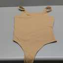 SHAPERX Strapless Shortie Bodysuit for Women Tummy Control Shapewear Seamless Sculpt Body Shaper with Removable Straps (Small-Medium, Sienna Shorts)