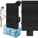 Winceed Privacy Curtain for Dance Bag, 59"x31.5" Portable Dance Bag Changing Curtain, 600D Oxford Fabric, Dance Bag Suitcase Curtain for Training Competition Backstage Outdoor Camping (Black)