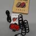 Bike Lights, Ultra-Slim USB-C Rechargeable Bike Lights Front and Back, 5+6 Lighting Modes & IP65 Waterproof, Super Bright Bicycle Light Set for Road Mountain Night Riding Cycling