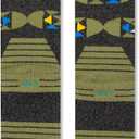 Stance Geodes Mid Cushion Hiking Crew Black MD (US Men's Shoe 6-8.5, Women's Shoe 8-10.5)