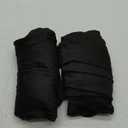 Cocktail Table Covers - 2 Pack 32x43 Inch Table Cloth - Black Fitted Stretch Spandex Round High Top Tablecloth for Party, Bar, Birthday, Pub, Banquet