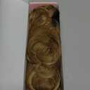REECHO Ponytail Extension, 24" Claw Clip in Ponytail Extensions Long Curly Wavy Ponytail Hair Extension Jaw Clip on Pony Tails Hairpiece for Women - Medium Blonde with Blonde Highlights