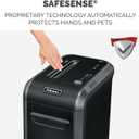 Fellowes Powershred 99Ci 18-Sheet 100% Jam-Proof Heavy Duty Crosscut Paper Shredder Machine for Office and Home, Black/Gray 3229904