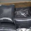 SWEMSTAR Chair Cushions - 15"*17" Kitchen Dining Chair Pads Foam Seat Cushion for Chairs Barstool Cushions Non Slip Seat Pad Set of 4 - Black