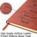 Book Lovers Gifts Behind You All Your Memories Leather Notebook Bookish Gifts for Book Lovers Book Inspired Gift (Behind you-Book)