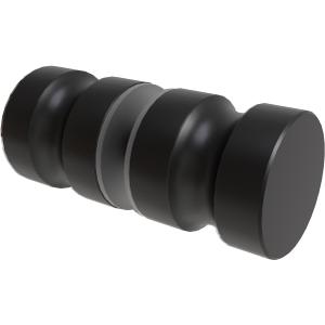 Glass Shower Door Handle, Glass Door Knobs,Two-Sided Pull Hardware Replacement Parts for Bathroom,SUS304 Stainless Steel, Matte Black Polished