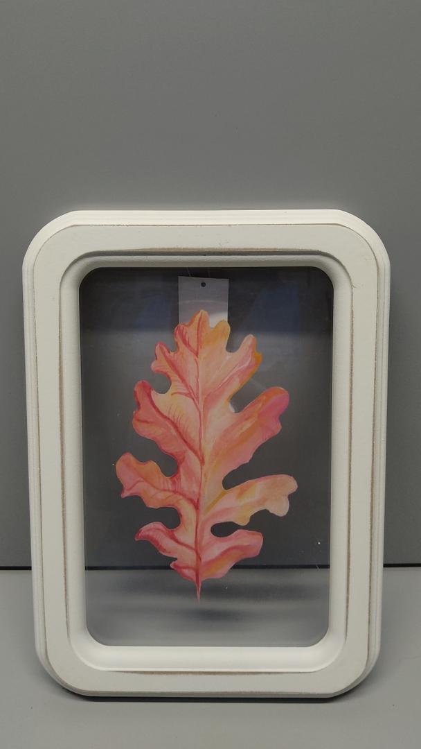 HH 118in Clear Wall Sign Leaf Yellow