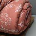 Bedsure King Comforter Set - Grayish Pink Bed Set, 3 Pieces Cute Floral Bedding, 1 Soft Reversible Botanical Flowers Comforter and 2 Pillow Shams