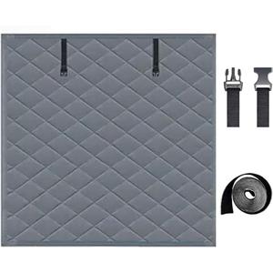 Window Insulation for Winter 39" 63” 54" 79" Thermal Insulated Curtains for Windows, Oxford Thermal Insulated Window Cover for Bedroom Attic Rv(Gray,43x87in/110x220cm)