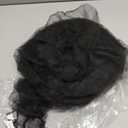 Disposable Honeycomb Nylon Hair Nets | Breathable | 1,000 Count [BLACK | BLUE | BROWN | WHITE |18|21|24|28] (Black)