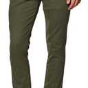 Amazon Essentials Men's Classic-Fit Casual Stretch Chino Pant (33W x 32L, Olive)