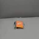 Orange Photo Album, 5x6.5 inches, Black Inside, 48 pages